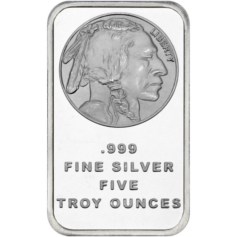 5 oz SilverTowne Buffalo Silver Bar