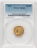 1912 $2.50 Indian Quarter Eagle PCGS MS62 (506392106)