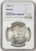 1883 Morgan Dollar NGC MS66+