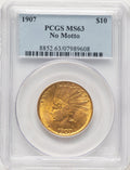 1907 $10 No Motto Indian Eagle PCGS MS63 (507342003)