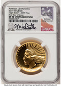 2019-W G$100 American Liberty High Relief Enhanced FDI Mike Castle NGC MS70
