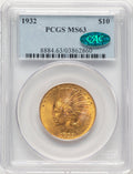 1932 $10 CAC Indian Eagle PCGS MS63
