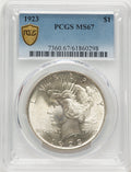 1923 Peace Dollar PCGS MS67