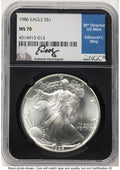 1986 Silver Eagle NGC MS70 Ed Moy