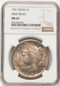 1921 Peace Dollar NGC MS65 (522470019)