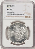 1880-O Morgan Dollar NGC MS63