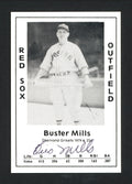 Buster Mills Autographed 1979 Diamond Greats Card #234 Boston Red Sox SKU #165879