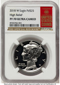 2018-W Palladium Eagle 1 oz Red Book NGC PF70