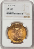 1924 $20 Saint Saint-Gaudens Double Eagle NGC MS66+