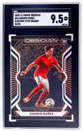 2020-21 Panini Obsidian #36 Darwin Nunez Electric Etch Orange 32 SGC 9.5