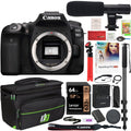 Canon EOS 90D DSLR Digital SLR Camera Body Deluxe Case & Accessory Kit Bundle