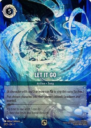 Let It Go (2) - Disney Lorcana Promo Cards Holofoil (Lightly Played)