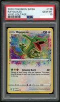 PSA (Gem MT 10) Rayquaza #138 - Pokemon Sword & Shield Vivid Voltage