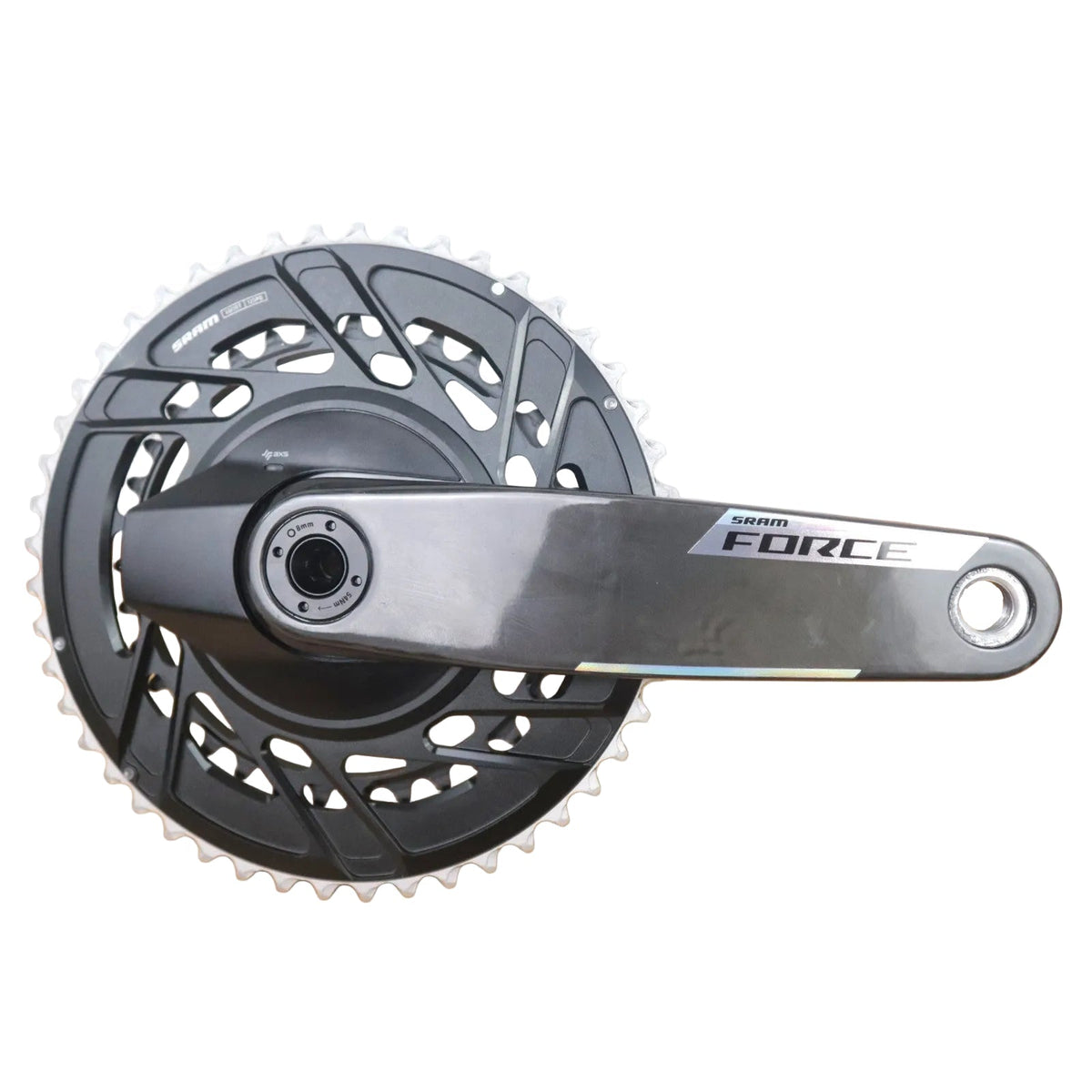 Sram Force E1 Powermeter Crankset Black 175mm 48/35t Chainrings Quarq