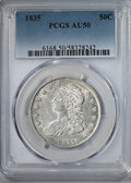1835 Capped Bust Half Dollar 50C PCGS AU50