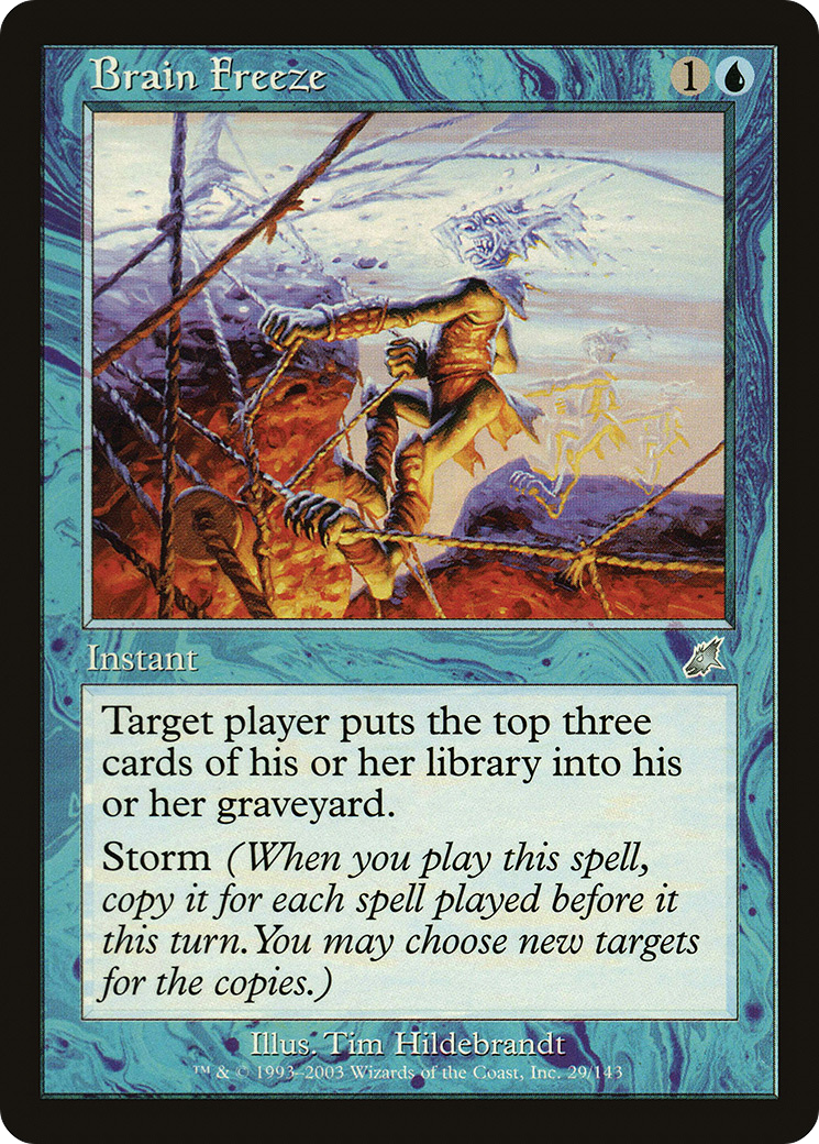 Brain Freeze (SCG-029) - Scourge Foil (Near Mint)