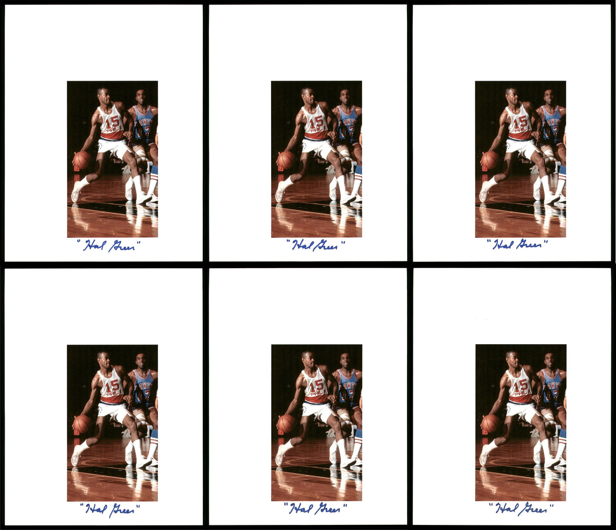 Hal Greer Autographed 8.5x11 Photo 12 Count Lot Philadelphia 76ers SKU #194007