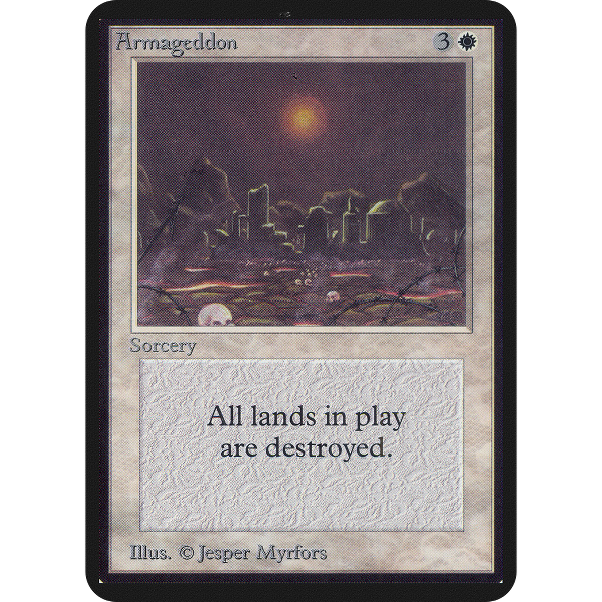 Armageddon [Limited Edition Alpha] (Heavily Played)