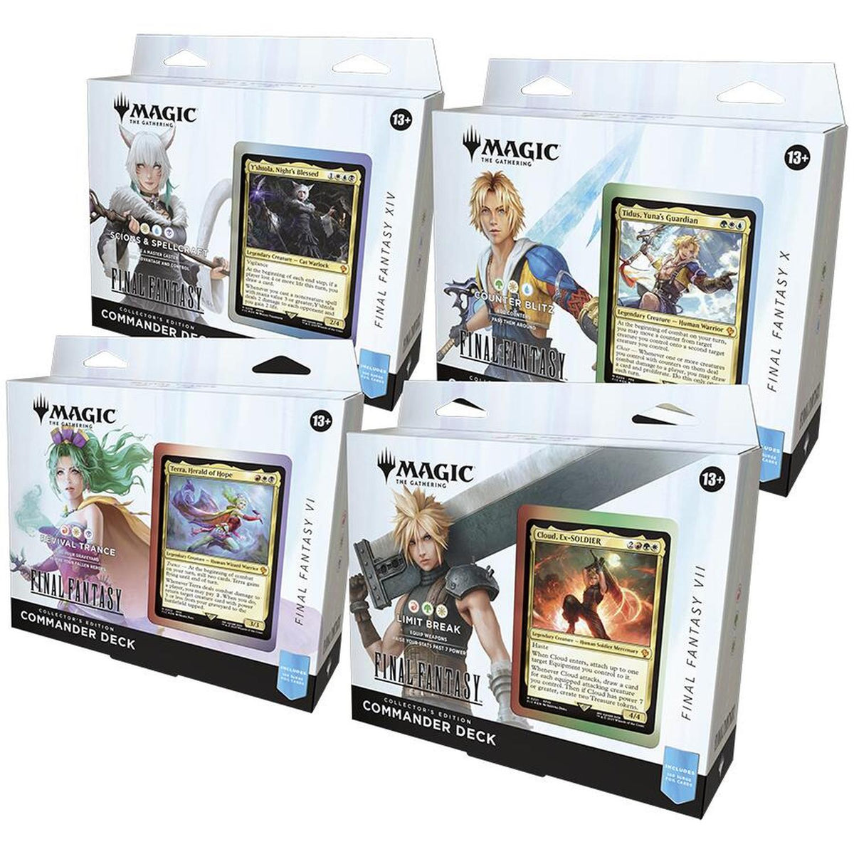 FINAL FANTASY - Commander Deck: Collector's Edition Display (New)