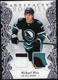 2025-26 Upper Deck Artifacts Rookies Material Purple Patch Michael Misa /49