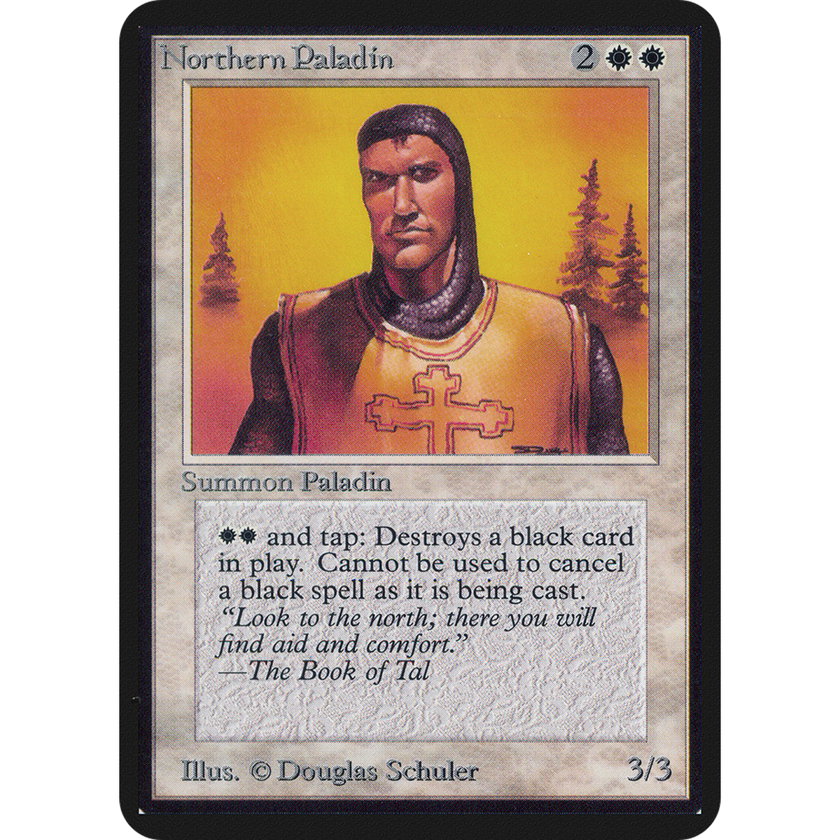 Northern Paladin [Limited Edition Alpha] (Moderately Played)