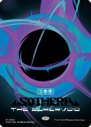 Sothera, the Supervoid (Singularity Foil) (EOE-382) - Edge of Eternities Foil (Near Mint)