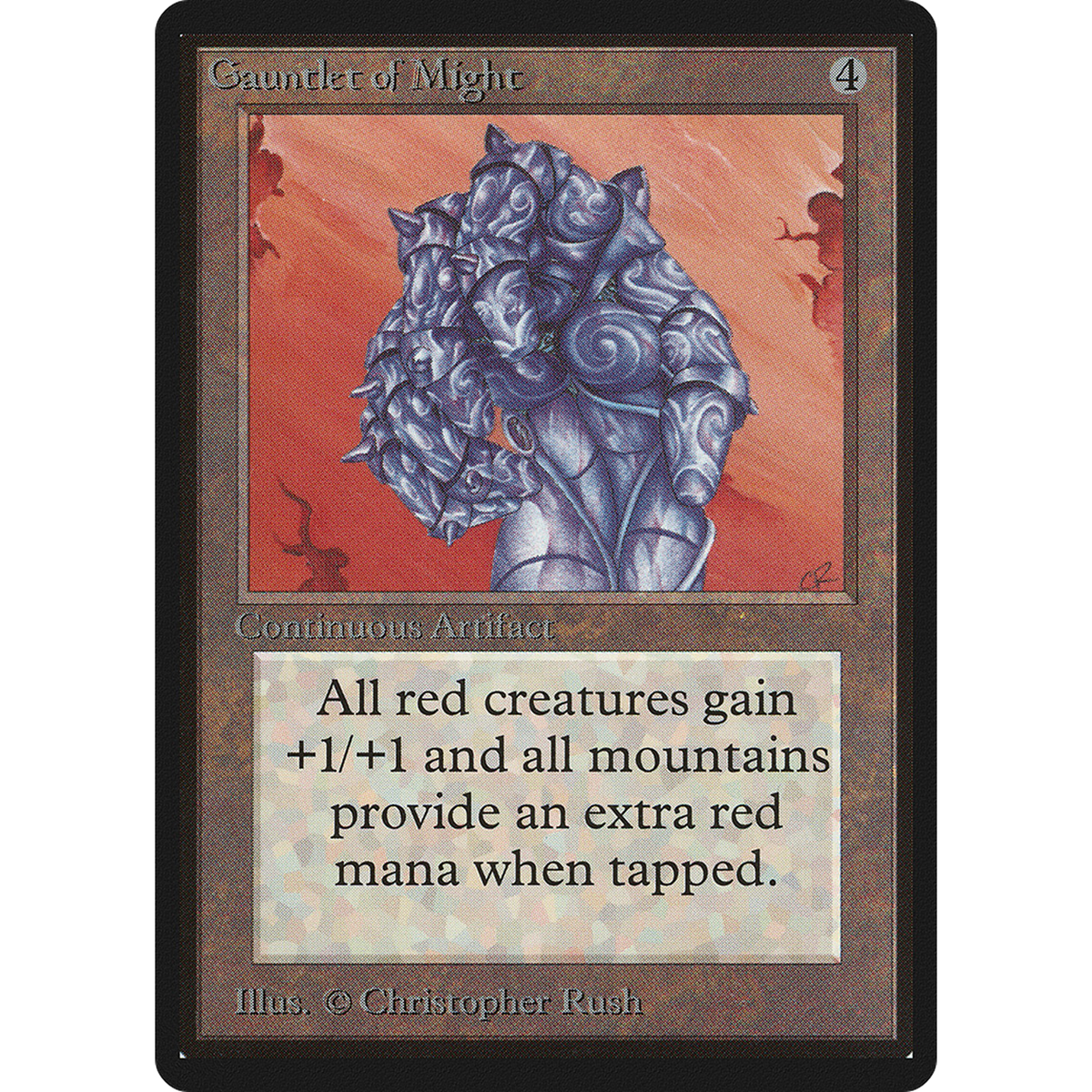Gauntlet of Might [Limited Edition Beta] (Near Mint)