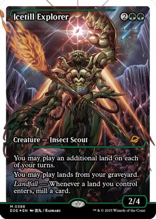 Icetill Explorer (Showcase) (Fracture Foil) (EOE-388) - Edge of Eternities Foil (Near Mint)