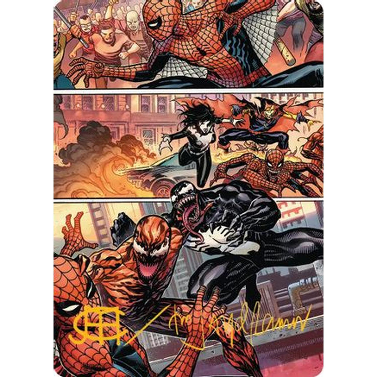 Maximum Carnage Art Card (Gold-Stamped Signature) [Art Series: Marvel's Spider-Man] (Near Mint)