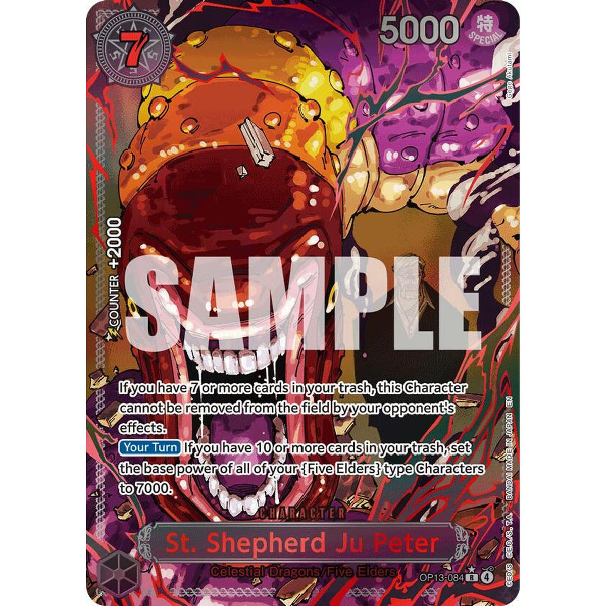 St. Shepherd Ju Peter (Parallel) (OP13-084) [Carrying On His Will]  Foil (NM/LP Foil)