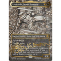 Leonardo, Sewer Samurai (Borderless) (Gold-Stamped Signature) [Teenage Mutant Ninja Turtles] Foil (Heavily Played Foil)