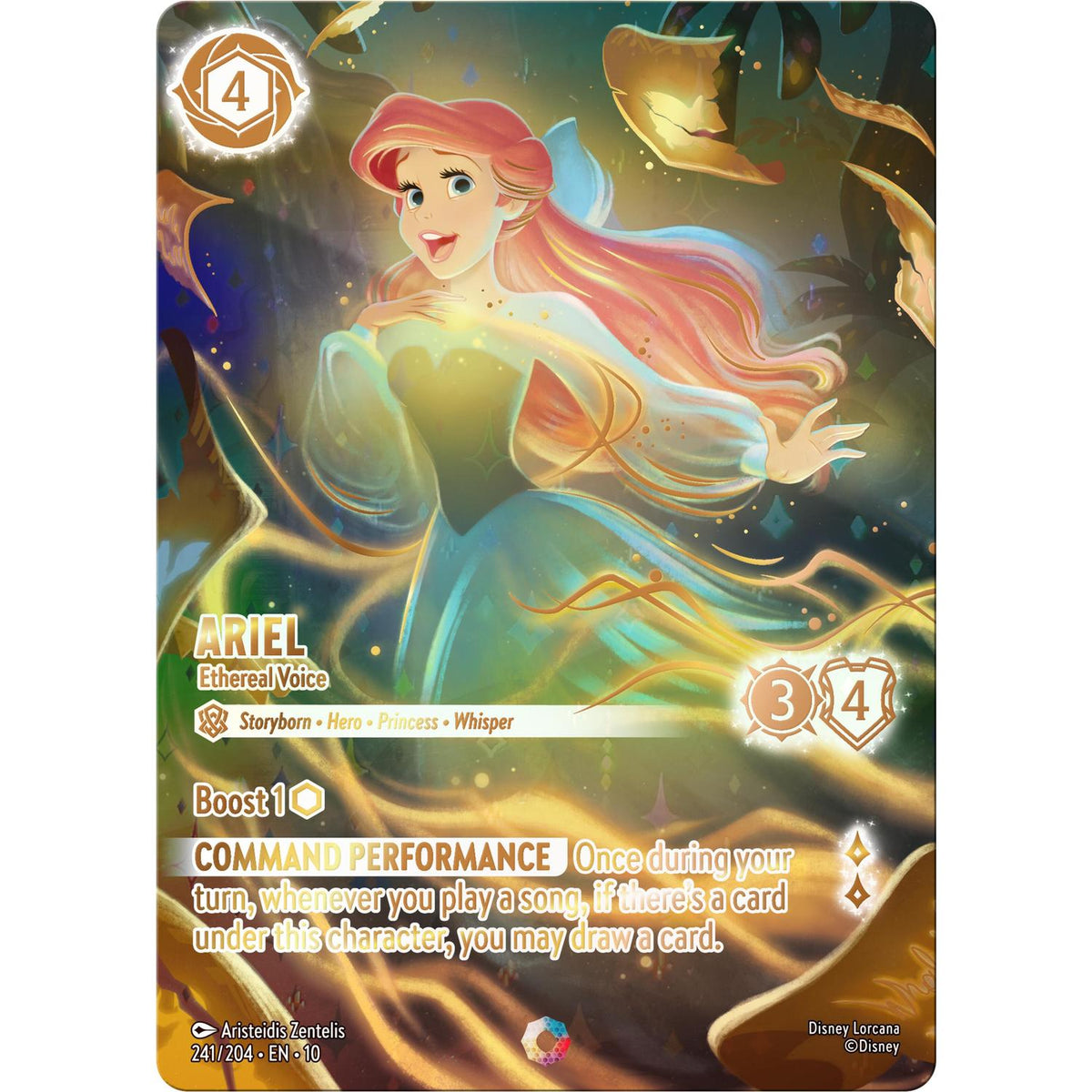 Ariel - Ethereal Voice (Iconic) (241/204) [Whispers in the Well] Holofoil (Near Mint Holofoil)