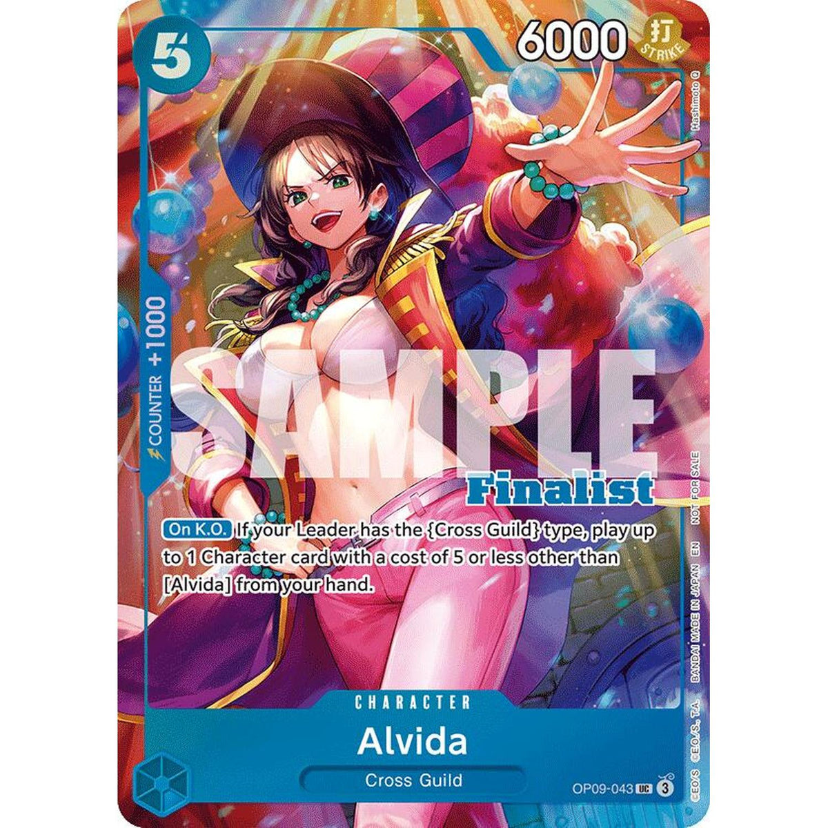 Alvida (CS 25-26 Finalist Card Set 2) (OP09-043) [One Piece Promotion Cards]  Foil (HP Foil)