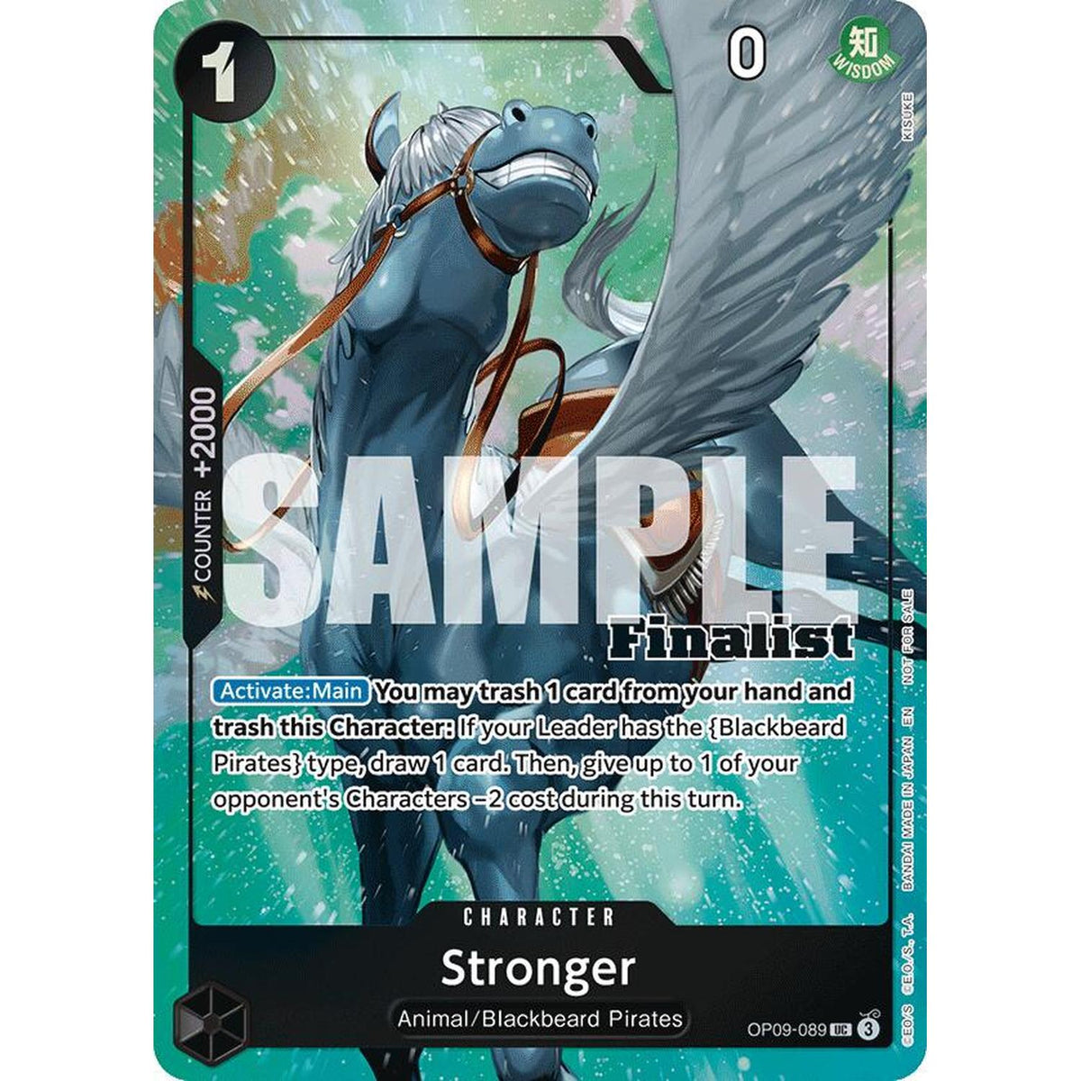 Stronger (CS 25-26 Finalist Card Set 2) (OP09-089) [One Piece Promotion Cards]  Foil (HP Foil)