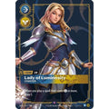 Lux - Lady of Luminosity (Metal) (021/024) [Riftbound Organized Play Promotional Cards] Foil (Near Mint)