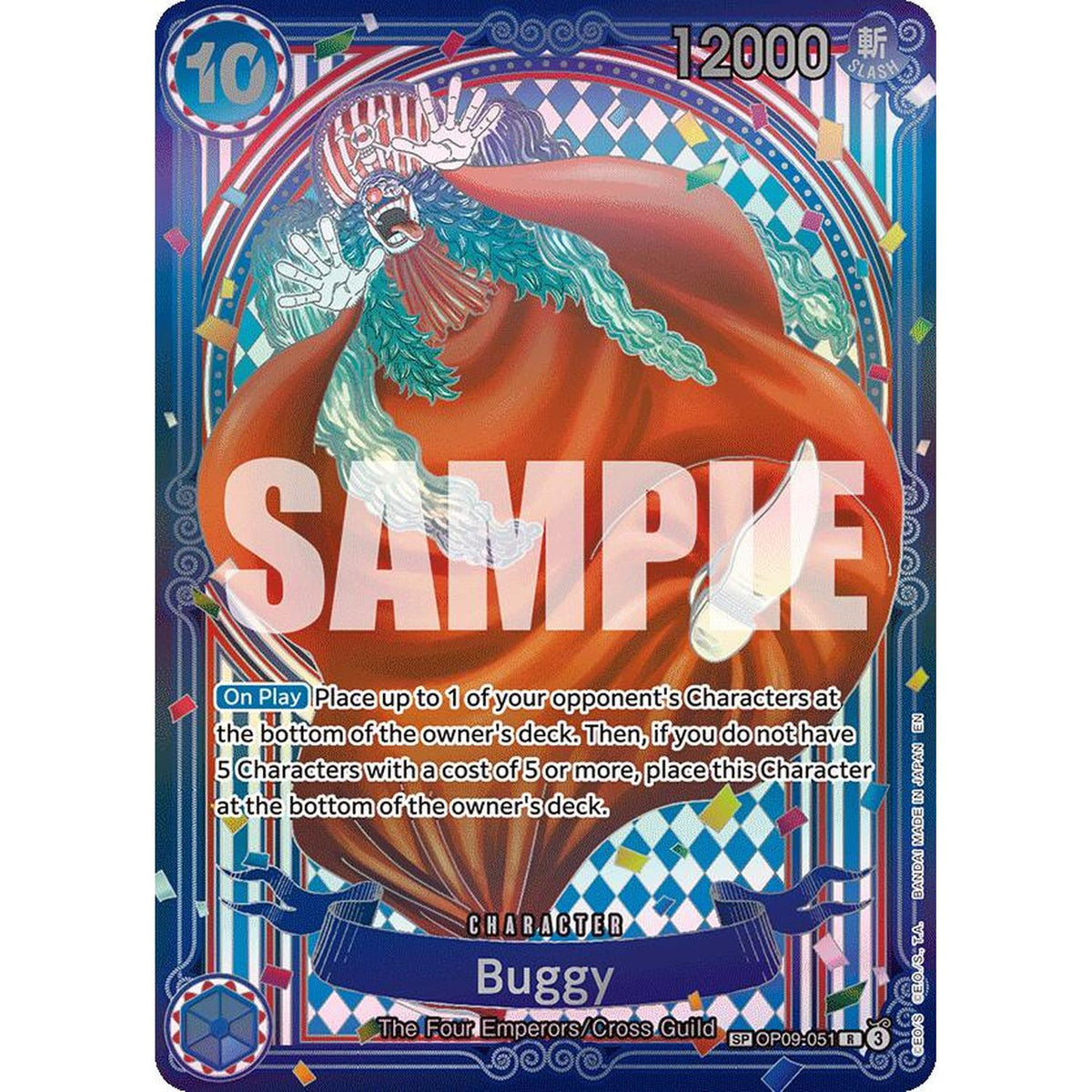 Buggy - OP09-051 (SP) (OP09-051) [The Azure Sea's Seven]  Foil (NM/LP Foil)