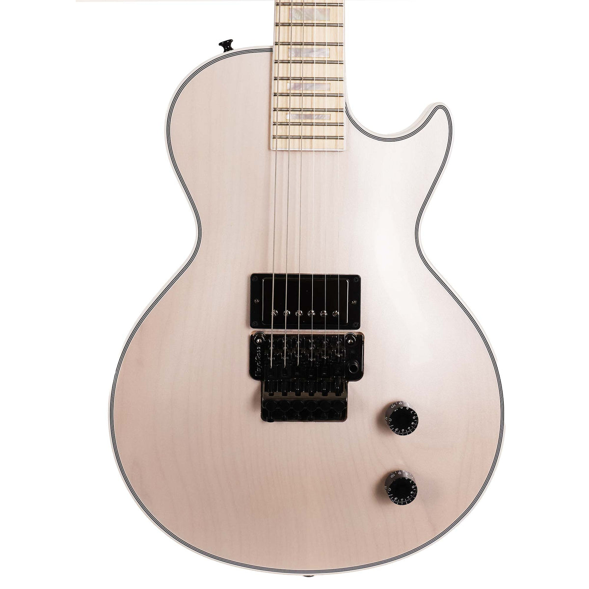 Gibson Custom Shop Les Paul Axcess Custom Made 2 Measure Trans White and Maple Fretboard