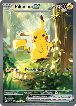 Pikachu ex - 276/217 276 - ME Ascended Heroes Holofoil (Near Mint)