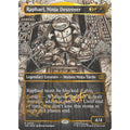 Raphael, Ninja Destroyer (Borderless) (Gold-Stamped Signature) [Teenage Mutant Ninja Turtles] Foil (Lightly Played Foil)