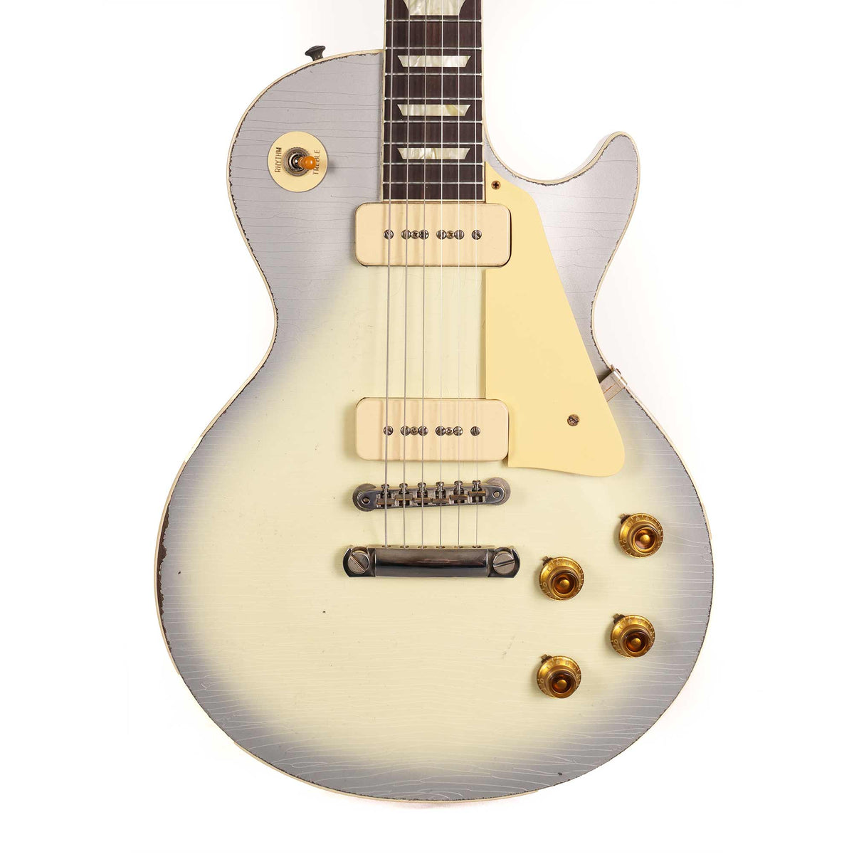 Gibson Custom Shop 1956 Les Paul Reissue White-Silver Burst Murphy Lab Light Aged