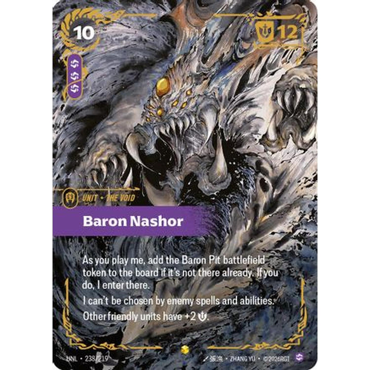 Baron Nashor (Ultimate) (238/219) [Unleashed] Foil (Near Mint)