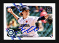 Logan Gilbert Autographed 2021 Topps Update Rookie Card #US318 Seattle Mariners Stock #206032