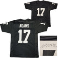 Las Vegas Raiders Davante Adams Autographed Black Jersey Beckett BAS QR Stock #206043