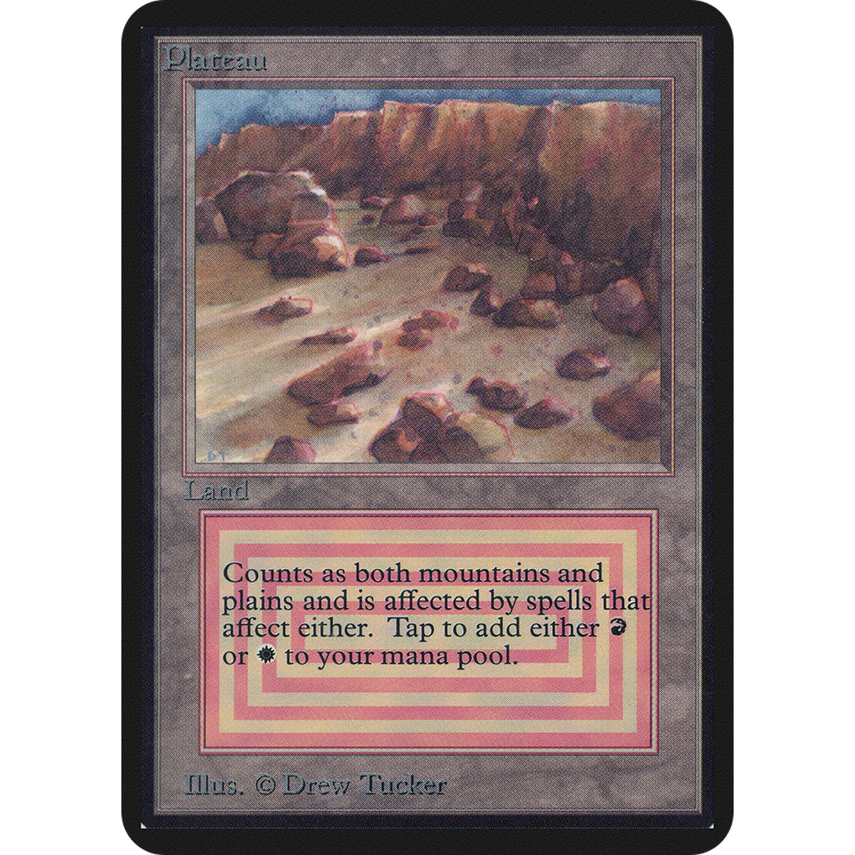 Plateau [Limited Edition Alpha] (Moderately Played)