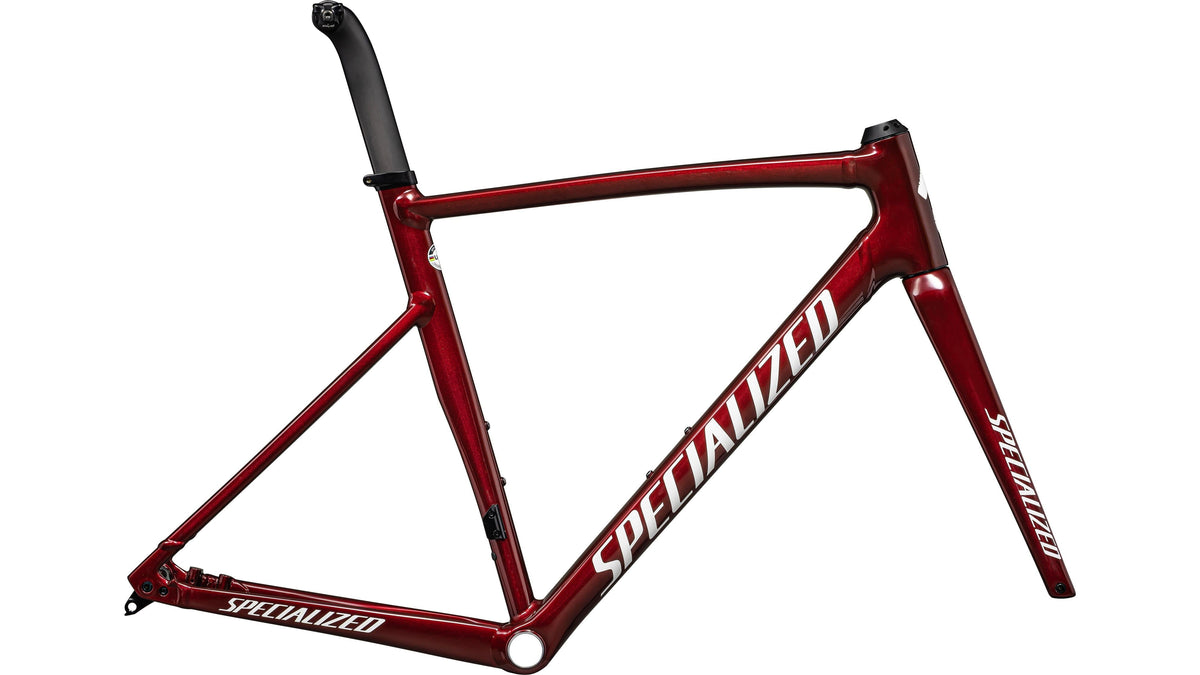 2024 Specialized Allez Sprint Frameset - D'Aluisio Smartweld Alloy (Gloss Red Sky / White / 58)
