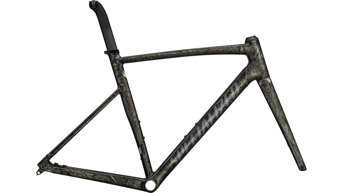2025 Specialized Allez Sprint Frameset - D'Aluisio Smartweld Alloy (Copper Multicolor Blurred Impasto / Brushed Liquid Metal / 49)