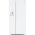 GE 33-inch 23 cu.ft. Freestanding Side-by-Side Refrigerator with LED Lighting GSE23GGPWW