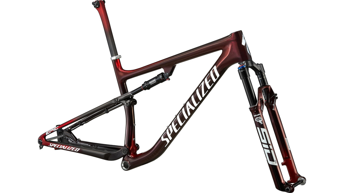 2022 Specialized S-Works Epic Frameset - Speed of Light Collection (Gloss Satin Red Tint Chameleon / White / L)