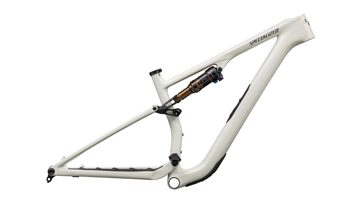 2024 Specialized Epic 8 EVO Pro Frameset  - FOX FLOAT Factory (Satin White Fog Tint / Smoke / L)