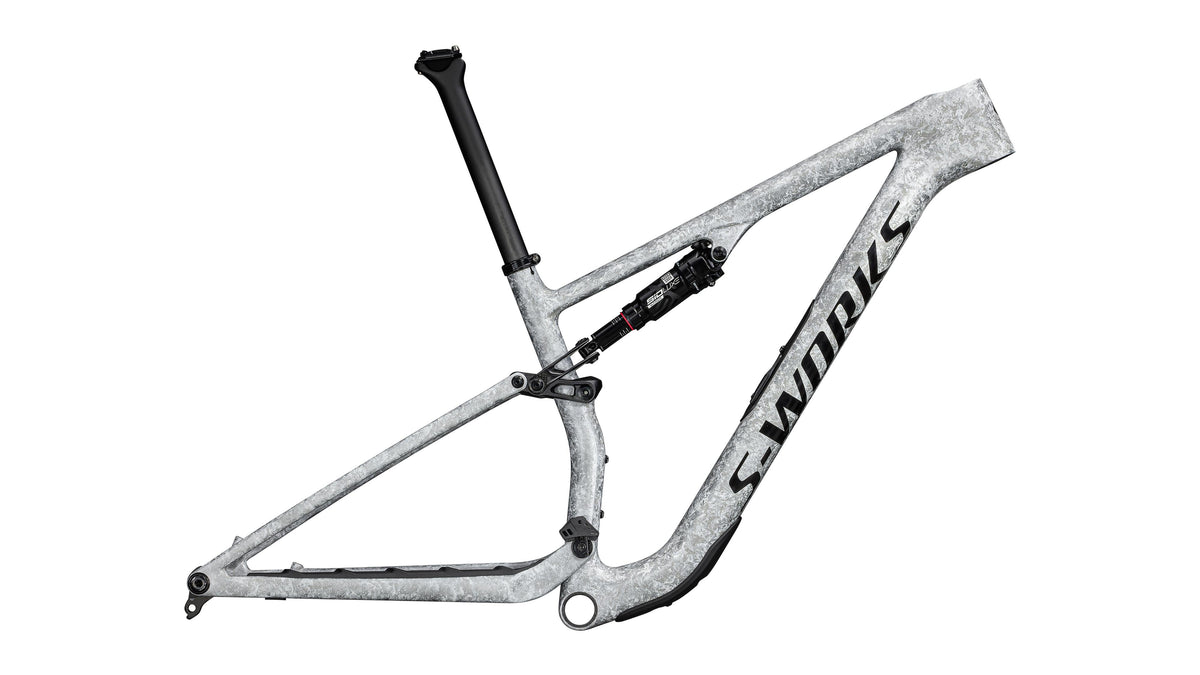 2026 Specialized S-Works Epic 8 Frameset  - SRAM RockShox SIDLuxe Ultimate (Gloss Dolomite Multi Impasto / Black / XS)